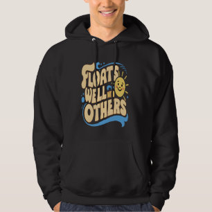 Drijft goed met anderen Grappige woordspeling Hoodie