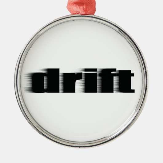 Drijft Metalen Ornament (Voorkant)