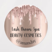 Drijft Roos cosmetica Balm Soap Nails Labels (Design 1)