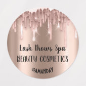 Drijft Roos Cosmetics Balm Soap Nails Labels (Design 1)