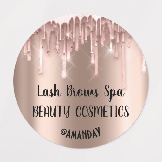 Drijft Roos Cosmetics Balm Soap Nails Labels (Design 1)