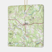 Drijfveren TX kaart Keramisch Ornament (Links)