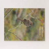 Drijfvogel met krommel op ocotillo legpuzzel (Horizontaal)