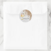 Drijfwichtskooien Ronde Sticker (Tas)