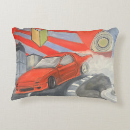 Drijven in de lucht accent kussen