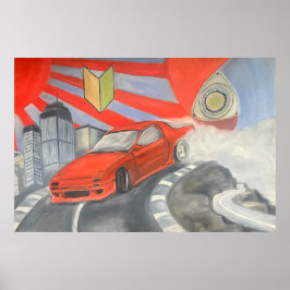 Drijven in de lucht poster