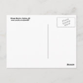 Drijven in de zon briefkaart (Achterkant)