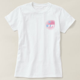 Drijven in Pastel – Zachte Y2K Surf T-shirt
