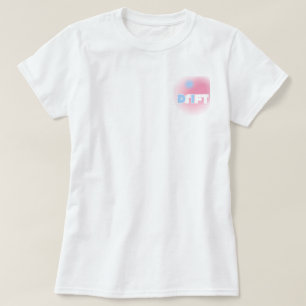 Drijven in Pastel – Zachte Y2K Surf T-shirt