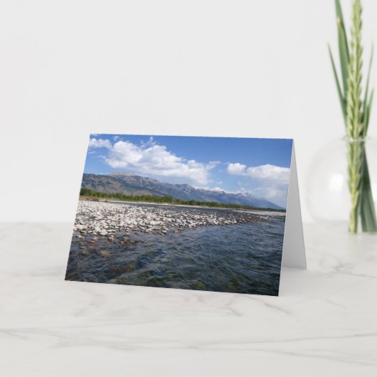 Drijven langs de Snake River II Kaart (Voorkant)