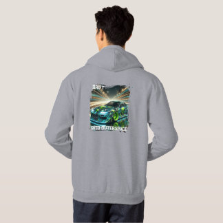 Drijven naar de kosmos | Alien Street Racer Grafie Hoodie