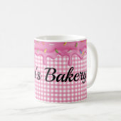 Drijven op Gingham Koffiemok (Voorkant rechts)