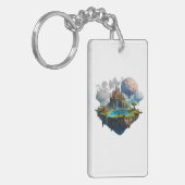 drijvend eiland sleutelhanger (Voorkant Links)