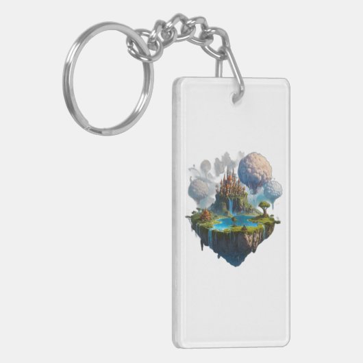 drijvend eiland sleutelhanger (Voorkant Links)