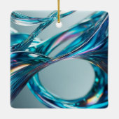 Drijvend glaswater keramisch ornament (Achterkant)