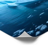 Drijvend IJsbergparadijs Poster (Hoek)