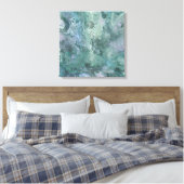 Drijvend in de Midnight Sky Canvas Wrap Afdruk (Insitu (Slaapkamer))