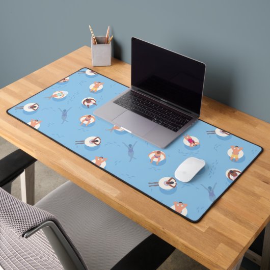 Drijvend in het Lazy River Pattern Bureaumat (Kantoor 2)