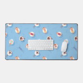 Drijvend in het Lazy River Pattern Bureaumat (Keyboard & Muis)