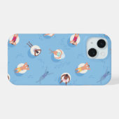 Drijvend in het Lazy River Pattern iPhone 15 Hoesje (Achterkant horizontaal)
