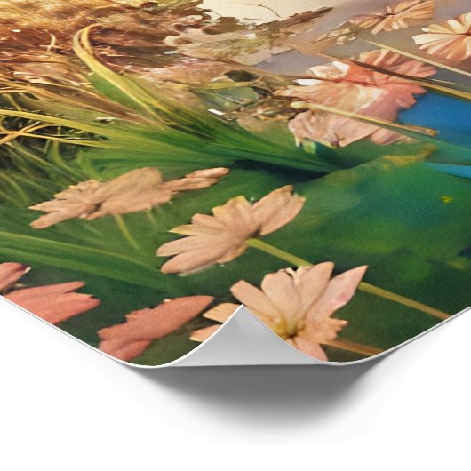 Drijvend in het riet poster (Hoek)