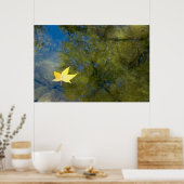 Drijvend leder poster (Keuken)