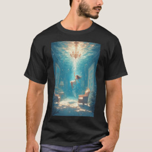 drijvend meisje t-shirt