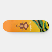 Drijvende aap - TrapMonkie Skateboard Deck (Horizontaal)