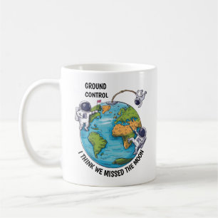 Drijvende astronauten koffiemok