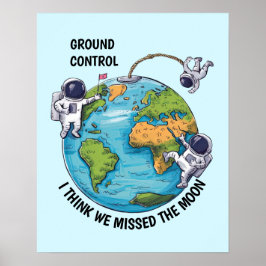 Drijvende astronauten poster