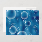 Drijvende bellen briefkaart (Voorkant / Achterkant)