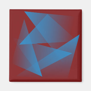 Drijvende blauwe scherven magneet