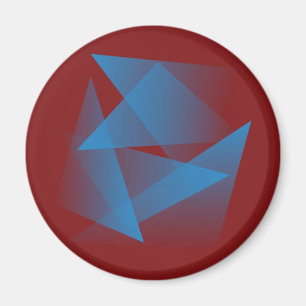 Drijvende blauwe scherven magneet