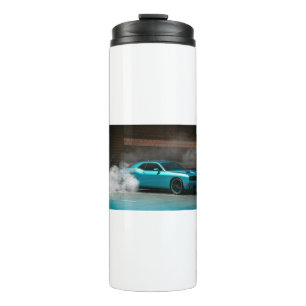 Drijvende Blauwe Spierauto Thermosbeker
