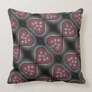 Drijvende bloedige harten kussen