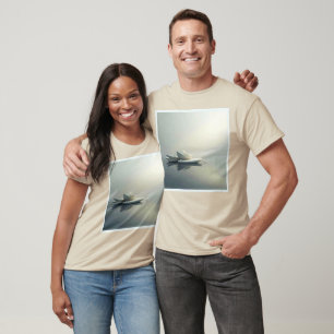 Drijvende bloemblaadjes van Stone Design T-shirt