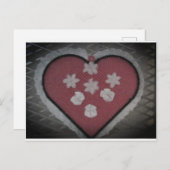 Drijvende bloesem briefkaart (Voorkant / Achterkant)