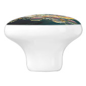 Drijvende Bubbels Keramische knop (Zijkant)