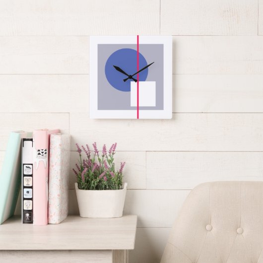 Drijvende Cirkel 4 Vierkante Klok (Leeskamer)