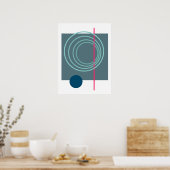 Drijvende Cirkel 5 Poster (Keuken)