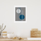 Drijvende Cirkels 3 Poster (Keuken)