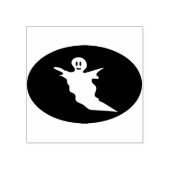 Drijvende geest 2-silhouette kunstzegel 	rubberstempel (Afrduk)