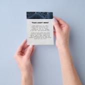 Drijvende gelei - fractale kunst flyer (Hand)