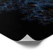 Drijvende gelei - fractale kunst poster (Hoek)