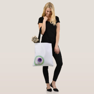 Drijvende glanzende Eyeball Eye Halloween Bag Draagtas