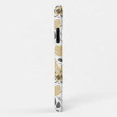 Drijvende gouden sinaasappelpatronen Case-Mate iPhone case (Achterkant/rechts)