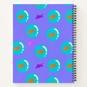 Drijvende goudvis_periwinkle notitieboek (Achterkant)