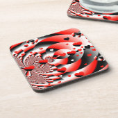 drijvende harten bier onderzetter (Linkerzijde)