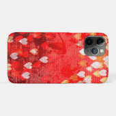 Drijvende harten in Whispery Atmosphere Case-Mate iPhone Case (Achterkant (horizontaal))