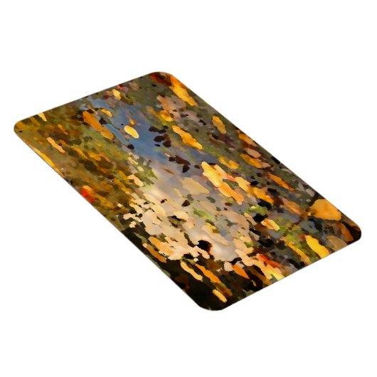 Drijvende herfst Abstract Magneet (Rechterzijde)